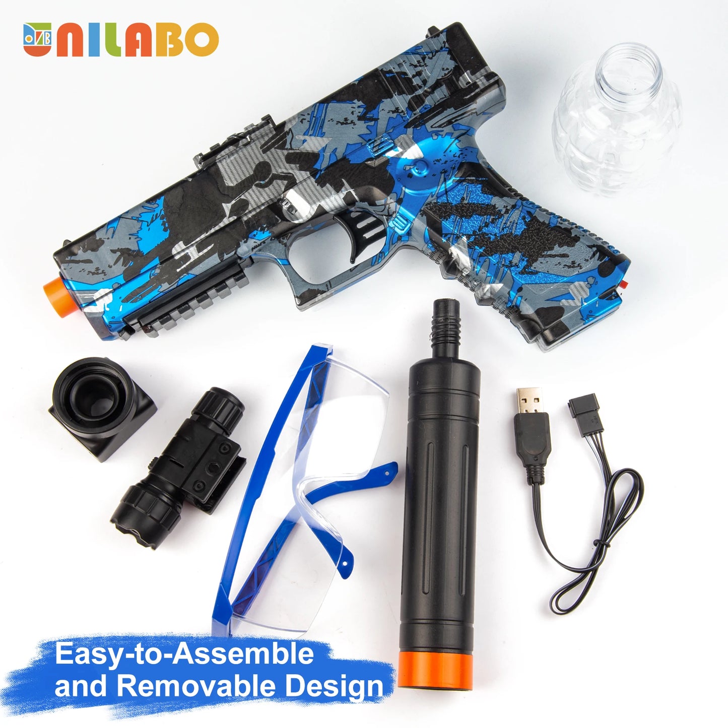 2025 New Electric Blaster Gun Toy, High Precision Shooting, Party Game - Halloween Thanksgiving Christmas Gift(No Bullets)