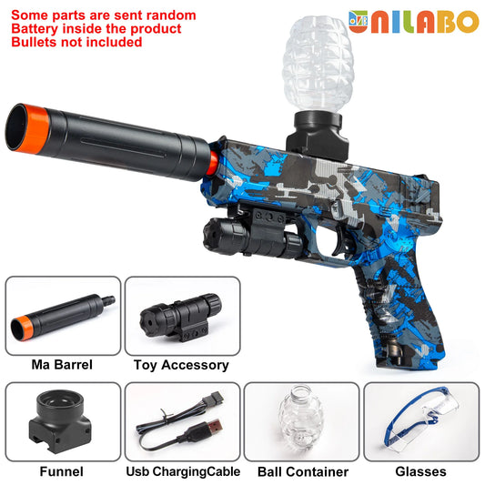 2025 New Electric Blaster Gun Toy, High Precision Shooting, Party Game - Halloween Thanksgiving Christmas Gift(No Bullets)